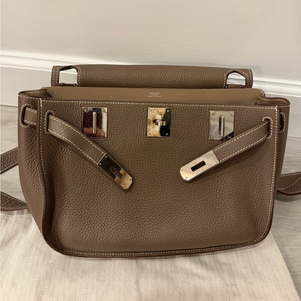Brown Leather Women's Bag - Picture 5 of 7